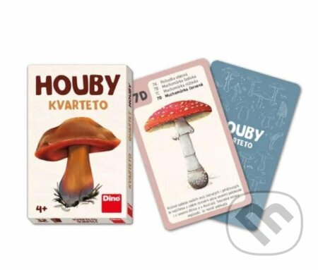 Houby - kvarteto - hra z kategorie Vzdělávací hry