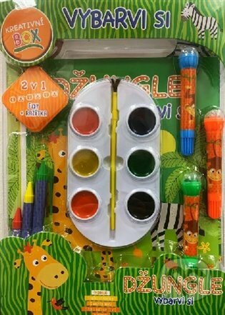 Vybarvi si - Zvířata v Džungli (Kreativní box)