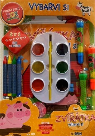 Vybarvi si - Zvířátka ze statku (Kreativní box)