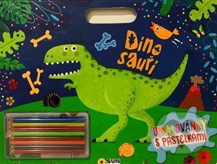 Omalovánky - Dinosauři s pastelkami, SUN, 2023