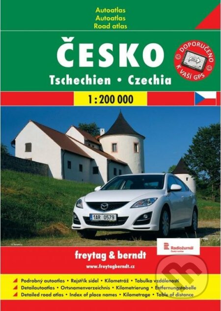 Česko autoatlas 1:200 0000, freytag&berndt, 2004