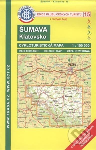KČT 15 Šumava, Klatovsko - cyklomapa, Klub českých turistů