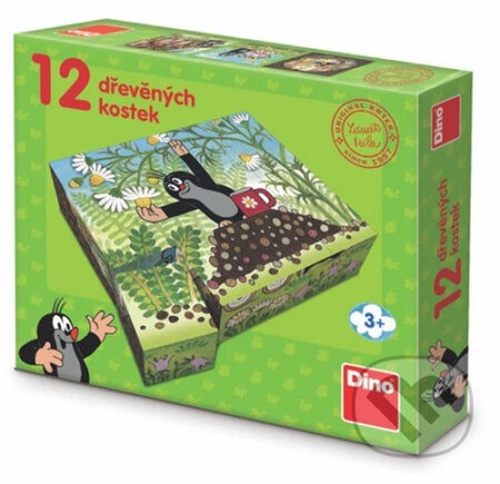 Krtek a přátelé (12 kostek) - hra z kategorie Stavebnice