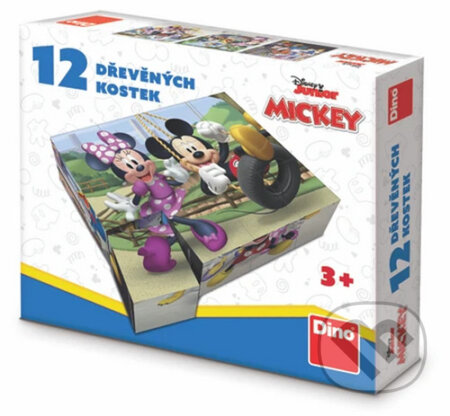 Mickey a Minnie (12 kostek) - hra z kategorie Stavebnice