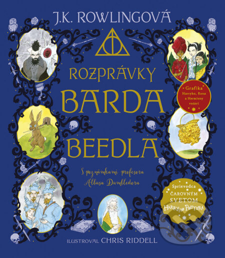 Rozprávky barda Beedla - J.K. Rowling, Chris Riddell (ilustrátor), Ikar, 2023