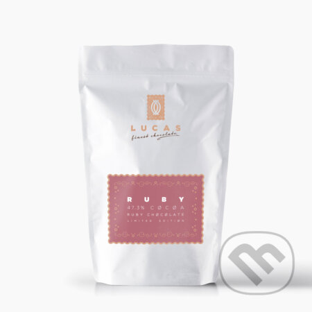 Ružová čokoláda Ruby 200 g (47,3% kakao)