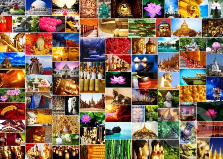 Collage - Zen - puzzle z kategorie Umělecké