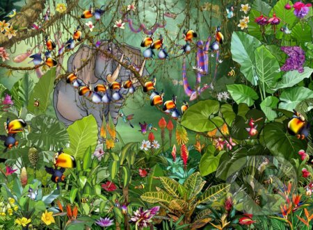 Puzzle: François Ruyer - Jungle (Grafika). Grafika, 2023