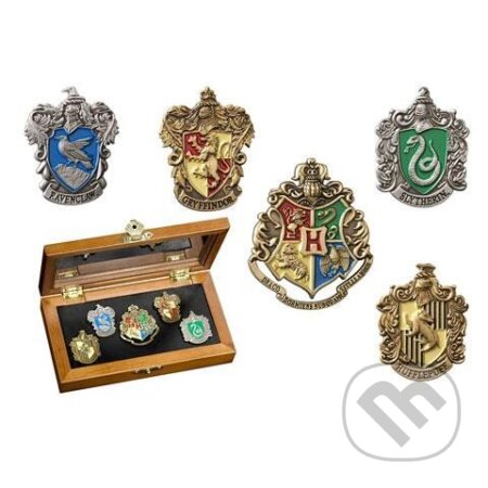 Harry Potter: Odznaky - zberateľské v darčekovom boxe, Noble Collection, 2023