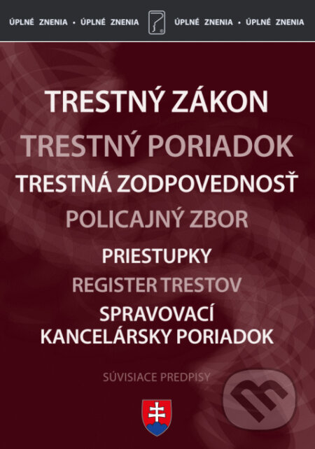 Trestný zákon (účinný od 1.4.2023), Poradca s.r.o., 2023