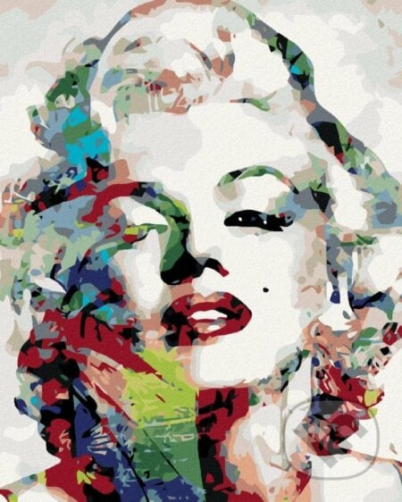 Malování podle čísel 40 x 50 cm - Marilyn Monroe, Zuty, 2023
