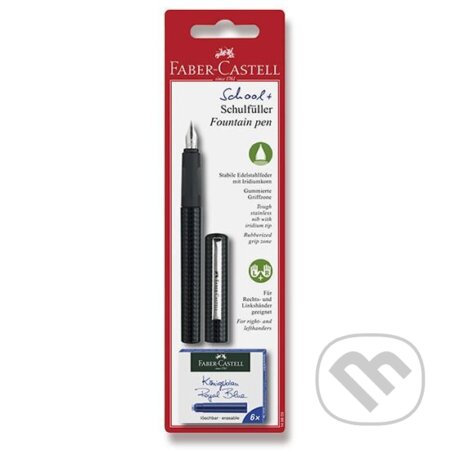 Faber - Castell Bombičkové pero černé + 6 bombiček, Faber-Castell, 2020
