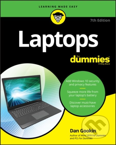 E-kniha: Laptops For Dummies (Dan Gookin). Wiley, 2021