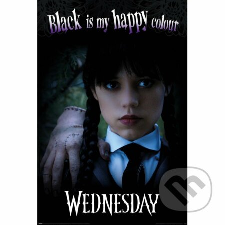 Plagát Wednesday - Black is my Happy Colour, Pyramid International, 2023