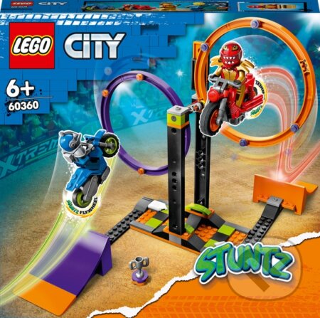 LEGO® City 60360 Kaskadérska výzva s rotujúcimi kruhmi, LEGO, 2023