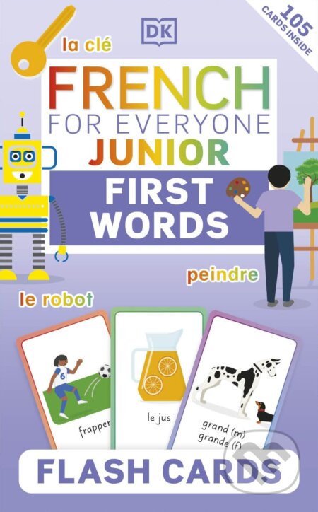 French for Everyone Junior First Words Flash Cards, Temple, 2023