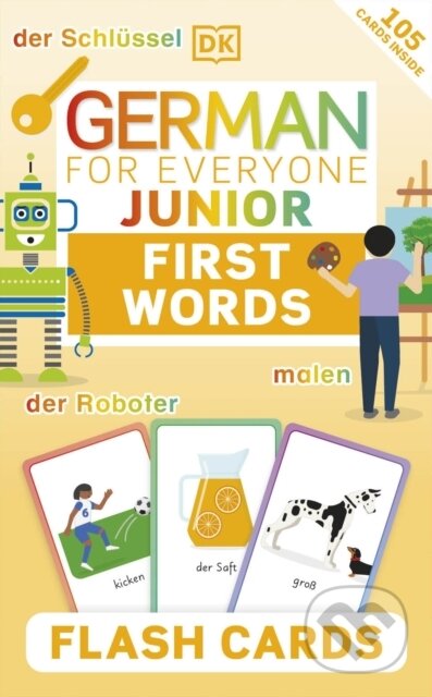 German for Everyone Junior First Words Flash Cards, Dorling Kindersley, 2023