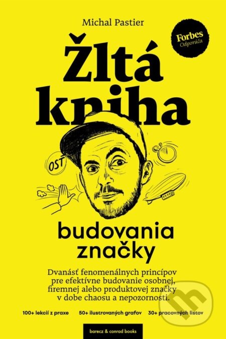 Žltá kniha budovania značky - Michal Pastier, barecz & conrad books, 2023