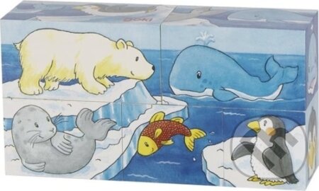 Dřevěné kostky: Safari a Arktida (5 kostek) - hra z kategorie Stavebnice