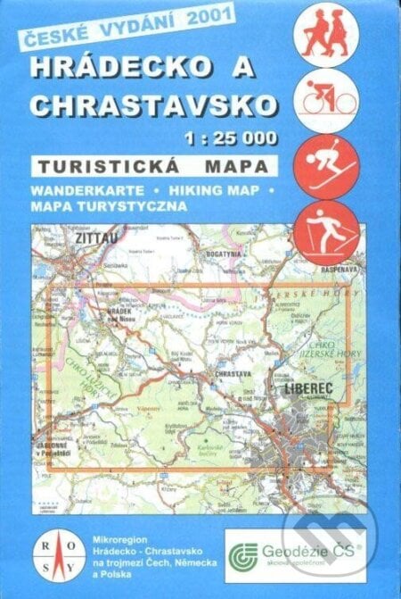 WKK 10 Hrádecko a Chrastavsko 1:25 000 / turistická mapa, freytag&berndt, 2001