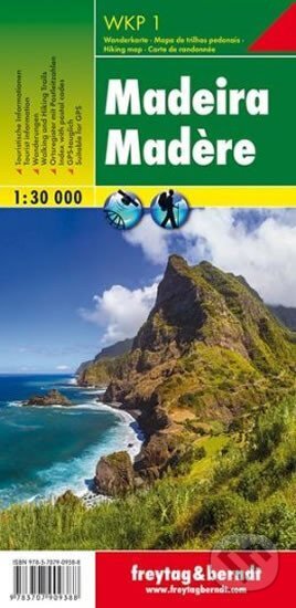 WKP 1 Madeira 1:30 000 / turistická mapa, freytag&berndt