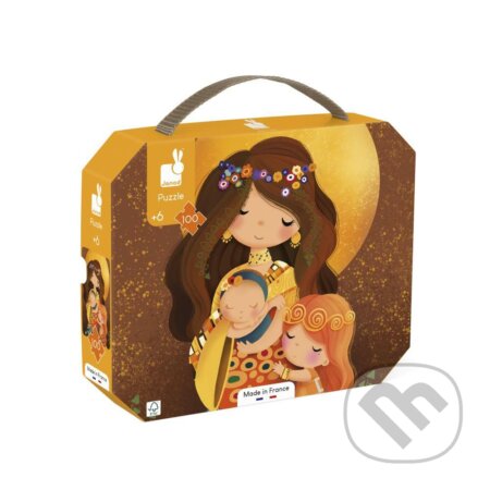Umelecké puzzle pre deti v kufríku Klimt 100 ks - puzzle z kategorie Dětské puzzle