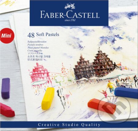 Suchý pastel Creative Studio mini set 48 kusov, Faber-Castell