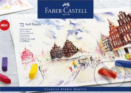 Suchý pastel Creative Studio mini set 72 kusov, Faber-Castell