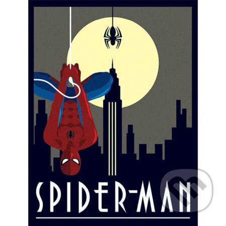 Obraz Marvel Deco: Spider-Man Hanging, Pyramid International, 2023