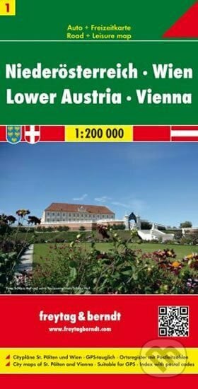 OE 1 Dolní Rakousko Vídeň 1:200 000 / automapa, freytag&berndt