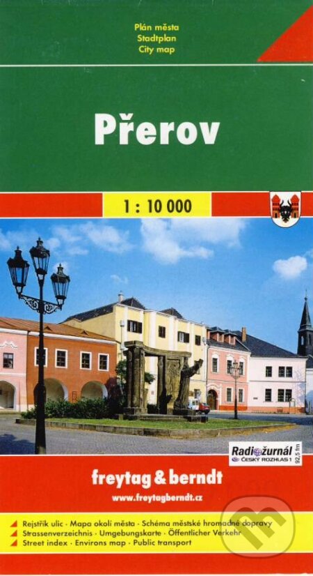 PL Přerov 1:10 000 / plán města, freytag&berndt, 2007