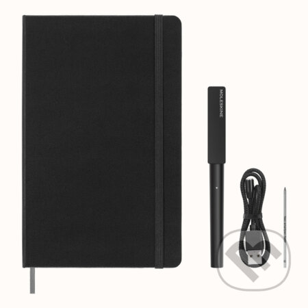 Moleskine - Smart writing set (Smart pen 3 + Smart zápisník linajkovaný čierny), Moleskine, 2023