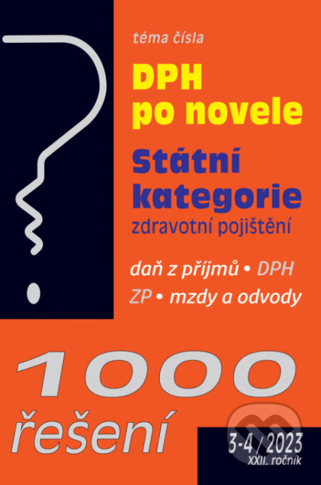 1000 řešení č. 5-6 / 2023 - Daňové výdaje – nově (Zaměstnavatelé a OSVČ bez minima ve ZP)