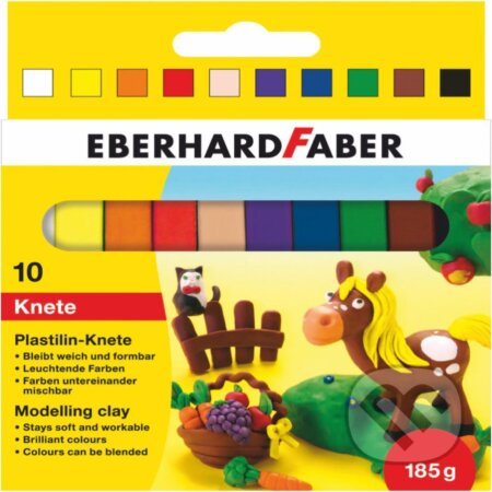 Modelovacia hmota, 10 farieb, Eberhard Faber