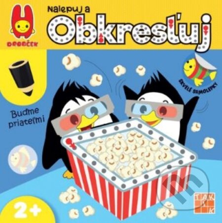 Buďme priateľmi (Nalepuj a obkresľuj) - kniha z kategorie Omalovánky