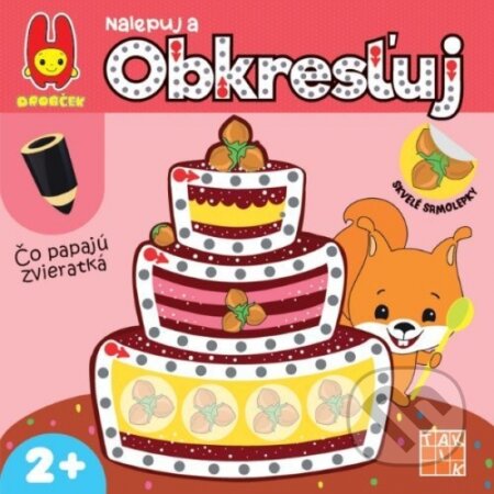 Čo papajú zvieratká? (Nalepuj a obkresľuj) - kniha z kategorie Omalovánky