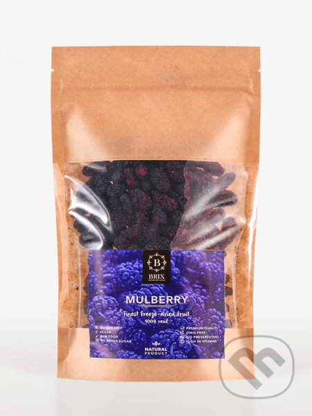 Mrazom sušená moruša čierna 95g