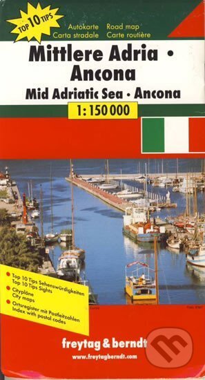 Střední Jadran,Ancona  1:150 000/automapa, freytag&berndt