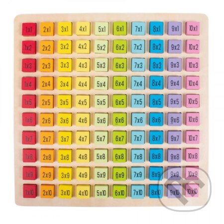 Vzdělávací násobilka - dřevěná - hra z kategorie Vzdělávací hry