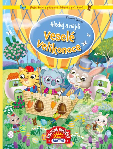 Hledej a najdi: Veselé Velikonoce - kniha z kategorie Omalovánky, vystřihovánky, papír