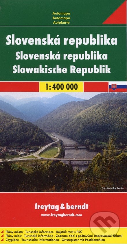 Slovenská republika 1:400 000, freytag&berndt, 2017