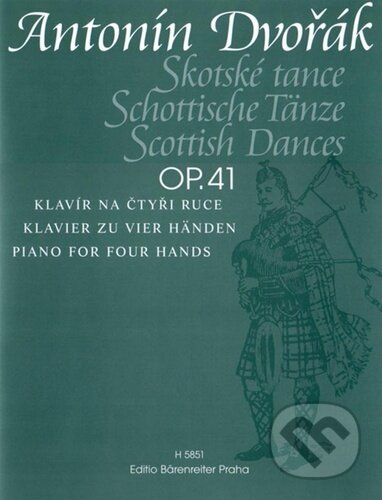 Skotské tance op. 41 - Antonín Dvořák, Bärenreiter Praha, 2023