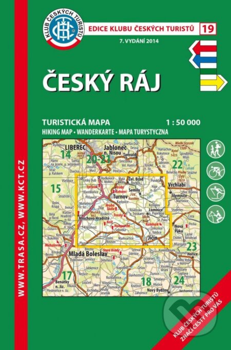 Český ráj 1:50 000 (KČT 19 9. vydání 2023)
