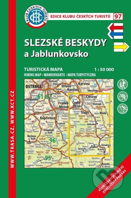Slezské Beskydy a Jablunkovsko 1: 50 000 (KČT 97 8.vydání 2021)