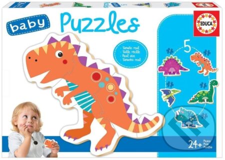 Baby Dinosauři 5v1 - puzzle z kategorie 15 - 60 dílků