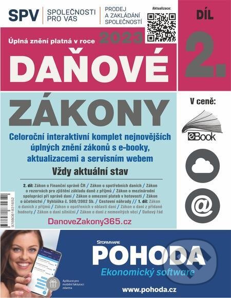 E-kniha: Daňové zákony 2023 XXL ProFi (Díl 2.) (Autorský kolektív)