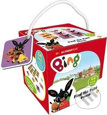 Bing - Pexeso na cesty s omalovánkou - hra z kategorie Karty, pexeso