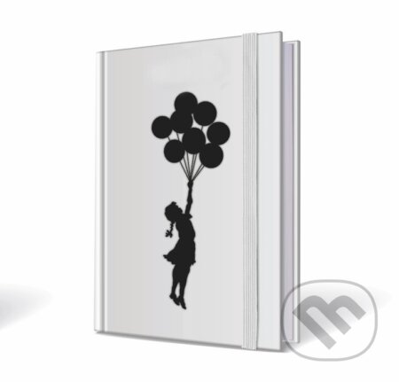 Banksy Girl with Baloons Notebook A6