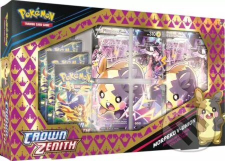 Pokémon TCG: SWSH12.5 Crown Zenith - Morpeko V-UNION Premium s hrací podložkou, Pokemon, 2023