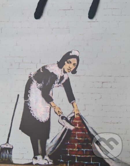Banksy taška upratovačka malá